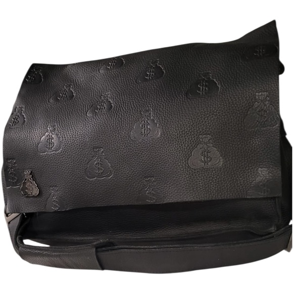 👨🏻‍🎤🎸 Gene Simmons Limited Edition “Money Bag” Leather Flap Tote 🎸👨🏻‍🎤 - Picture 8 of 16